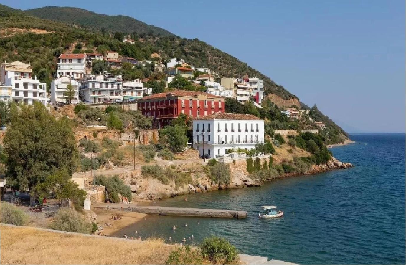 Modern Studio By The Sea Loutra Edipsou  Luaran gambar